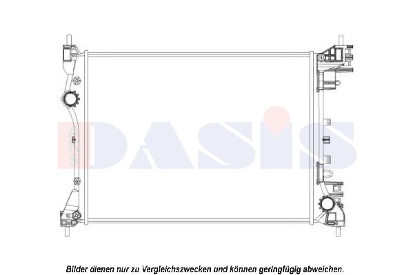 AKS DASIS Radiaator,mootorijahutus 010013N